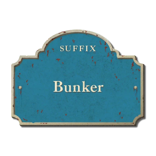 "Bunker" C.A.M.P. Title Suffix