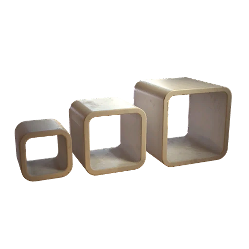 Modular Display Cubes (3x)