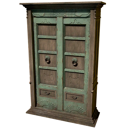 Дверь старинного шкафа