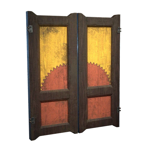 Дверь салуна "Сансет саспарилла"