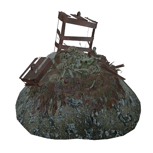 Груда черепов рейдеров