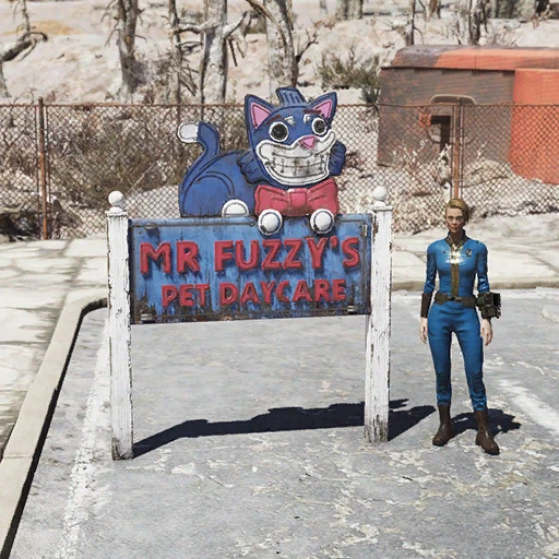 Mr. Fuzzy Pet Daycare Neon Sign - скриншот 1