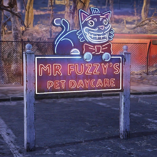Mr. Fuzzy Pet Daycare Neon Sign - скриншот 2