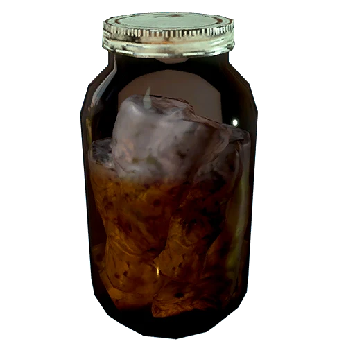 Банка с маринованными ступнями