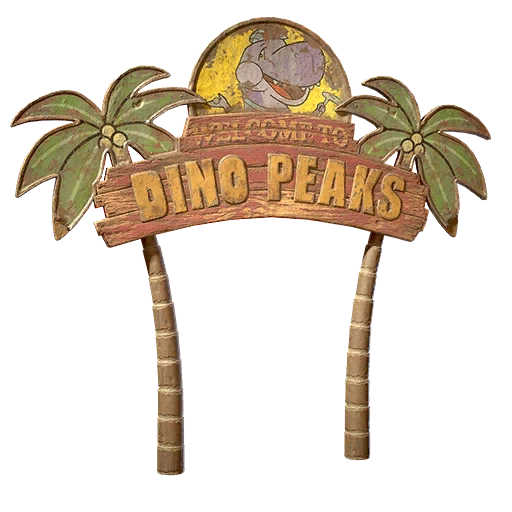 Вывеска "Дино-парка"