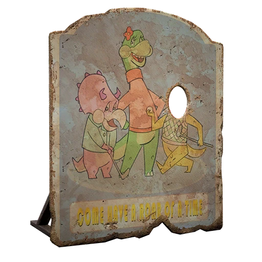 Dino Peaks Photo Board Cutout