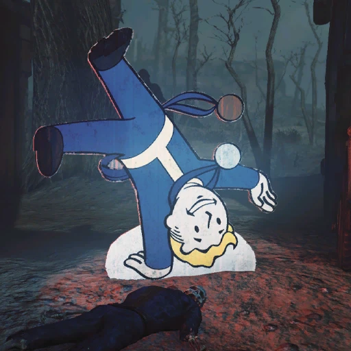 Cartwheel Vault Boy Cutout - скриншот 1