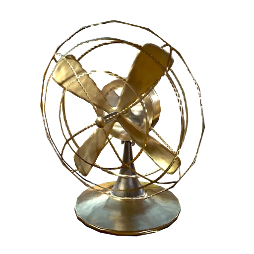 Gold Desk Fan