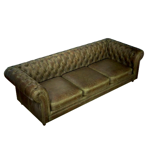 Стильный коричневый диван