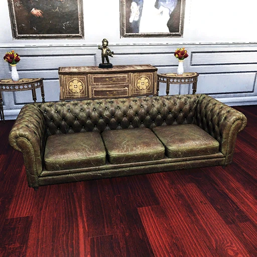 Стильный коричневый диван - скриншот 2