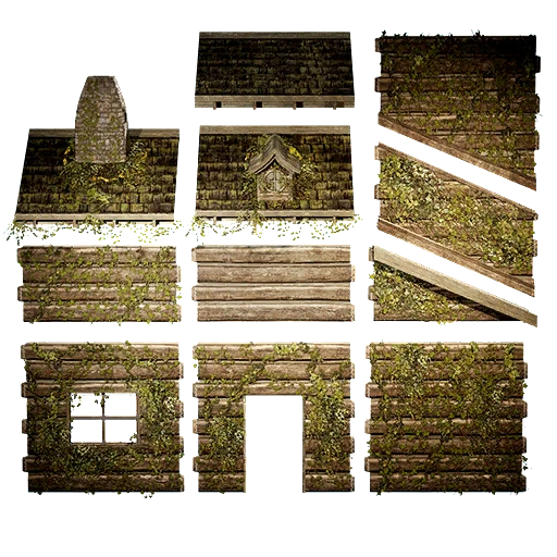 Комплект "Заросший дом отдыха" для C.A.M.P.