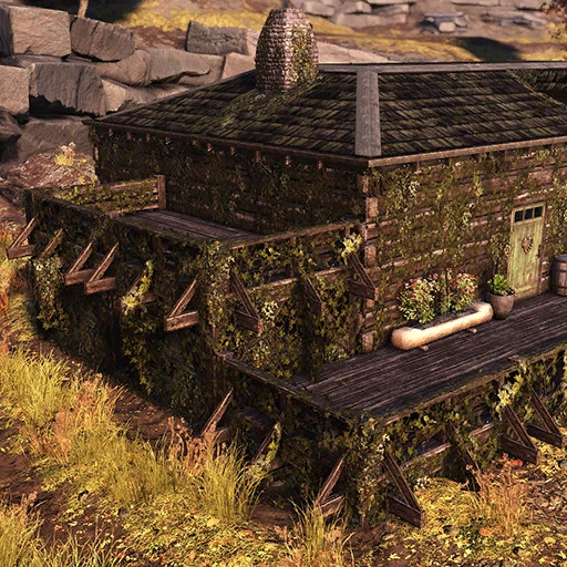 Набор крыльца заросшего дома отдыха - скриншот 2