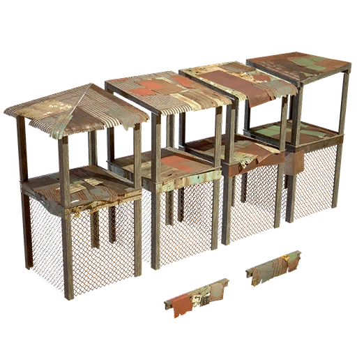 Набор крыльца из металлолома