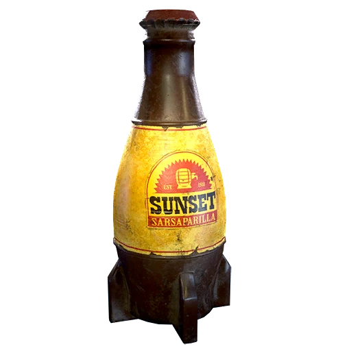 Sunset Sarsaparilla Bottle Lamp