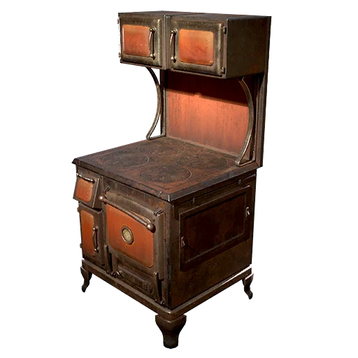 Большая железная печь