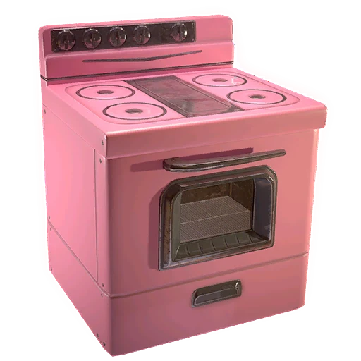 Розовая плита "Современный дом"