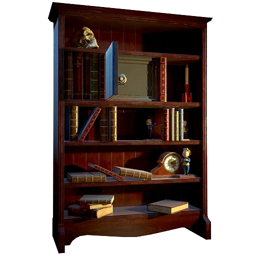 Секретный книжный шкаф для хранения