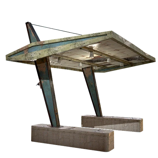 Навес с заправки