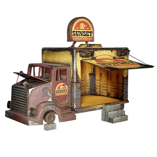 Sunset Sarsaparilla Delivery Truck