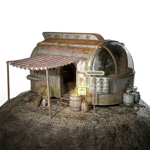 Винтажный фургон для выживания