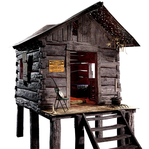 Палатка для выживания "Заброшенная лачуга"