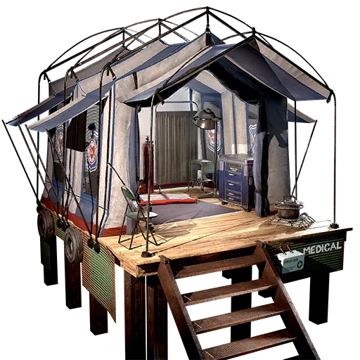 Лазаретная палатка Спасателей