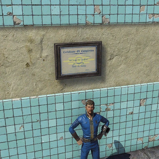 Vault-Tec Training Certificate - скриншот 2