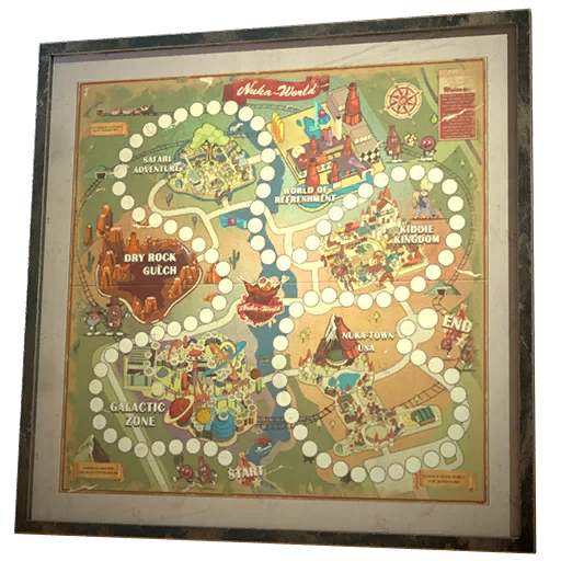Игровое поле "Гастроли Ядер-Мира"
