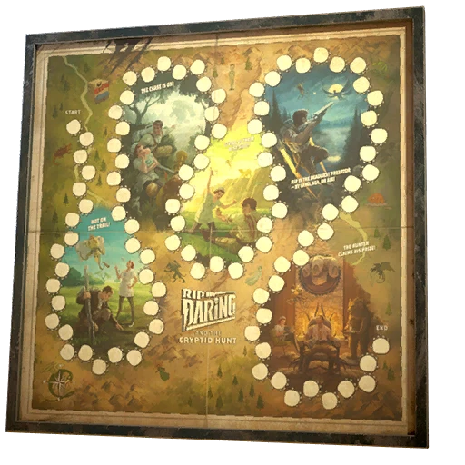 Игровое поле "Охота на криптидов Рипа Смельчака"