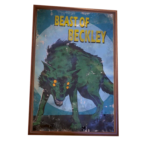 Плакат "Зверь из Бекли"