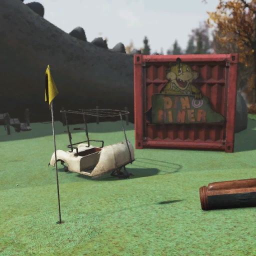 Вывеска закусочной в "Дино-парке" - скриншот 2