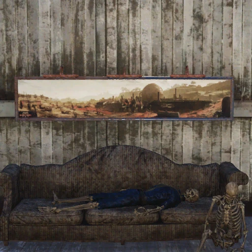 Плакат "Кровь и ржавчина" в рамке - скриншот 1