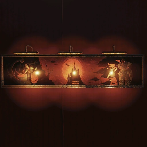 Framed Beware The Blood Moon Wall Art - скриншот 1
