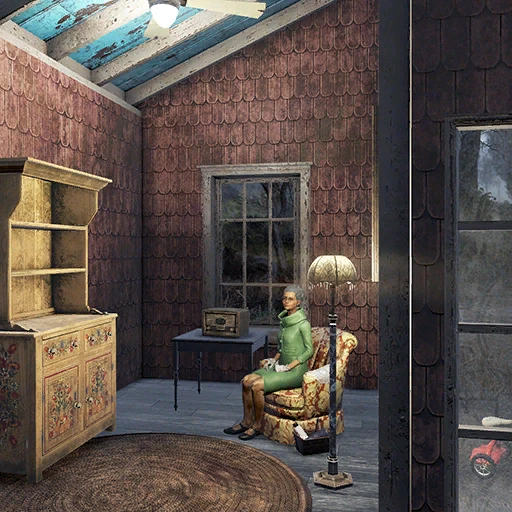 Обои "Красная черепица" - скриншот 1