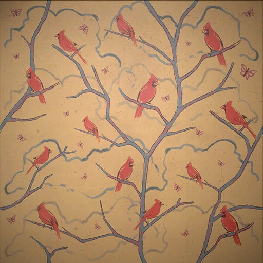 Обои "Кардинал"