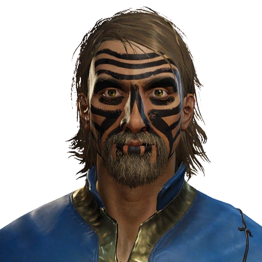 Грим "Дикарские узоры"