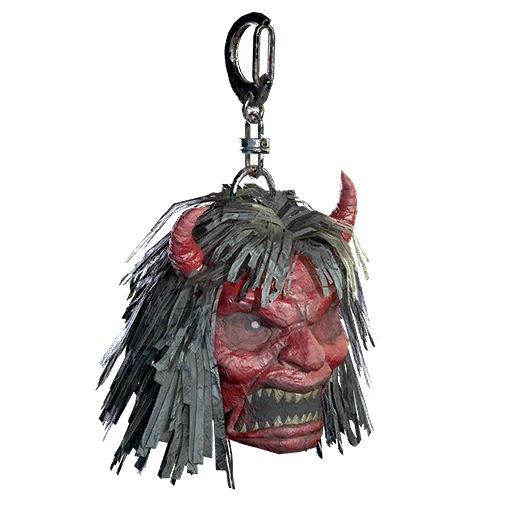 Брелок для рюкзака "Маска демона для Фастнахта"