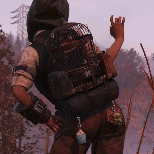 Брелок для рюкзака "Маска ведьмы для Фастнахта" - скриншот 1