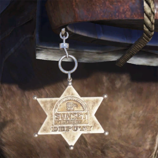 Брелок для рюкзака "Значок помощника шерифа" - скриншот 1