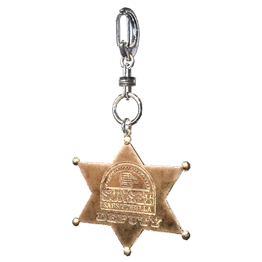 Брелок для рюкзака "Значок помощника шерифа"