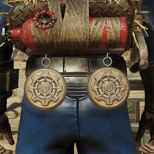 Vault-Tec Bronze Medal Backpack Flair - скриншот 1