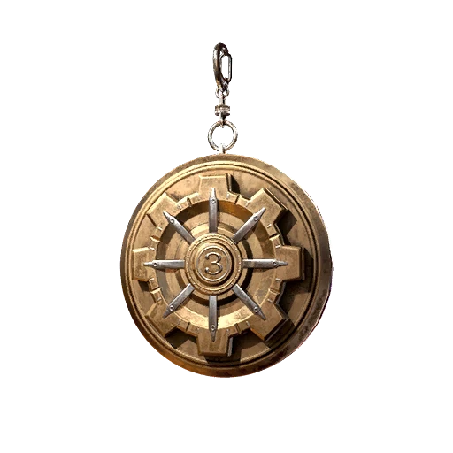 Vault-Tec Bronze Medal Backpack Flair