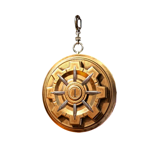 Vault-Tec Gold Medal Backpack Flair