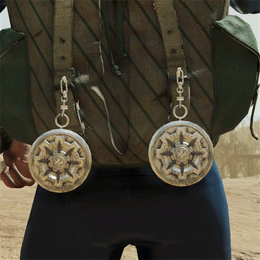 Vault-Tec Silver Medal Backpack Flair - скриншот 1