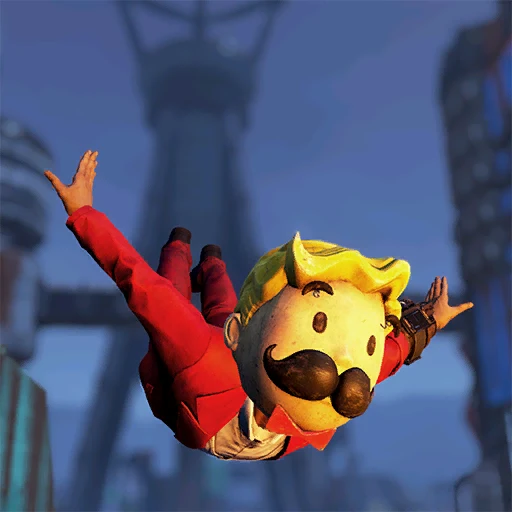 Голова и костюм Мистера Волт-Боя - скриншот 2