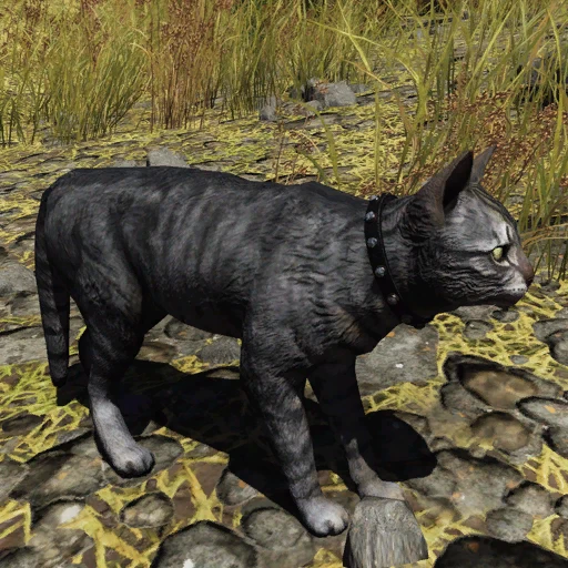 Кожаный ошейник (кошачий) - скриншот 1