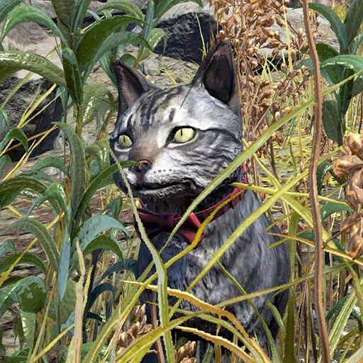 Красный ошейник с бантом (кот) - скриншот 2