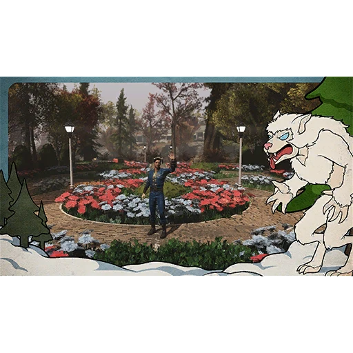 Фоторамка "Зимняя Пустошь" - скриншот 1