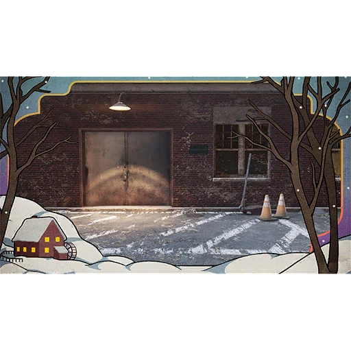 Фоторамка "Уют зимней Пустоши" - скриншот 2