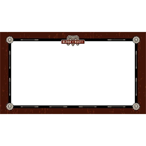 Фоторамка "Кровь и ржавчина"